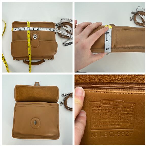 Vintage Coach Willis Bag 9927 Camel 2003 - Picture 8 of 10